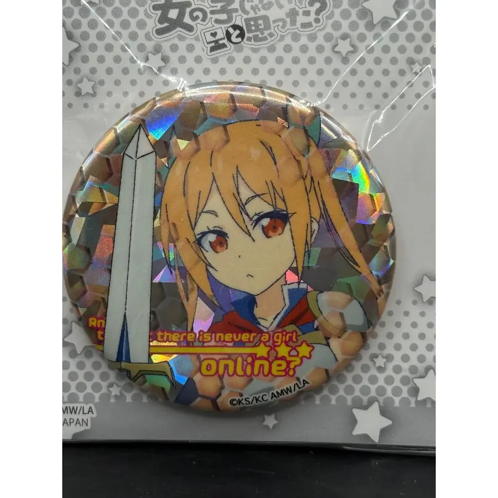 Japanese Anime Shizuka Yoshimoto Girl Online Badge Pin - BRAND NEW - RARE